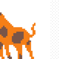Giraffe blanket right side