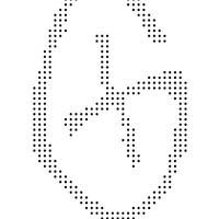 geo symbol  knit and purl