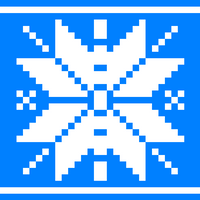Copy of Blue Nordic Star for Hotpad