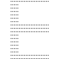 ABC compatible letter E