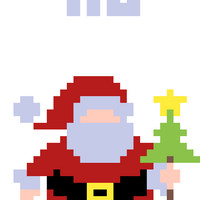 Santa and Tree