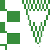 Fingerless Mitten Template