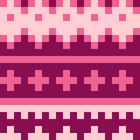 Red and pink
