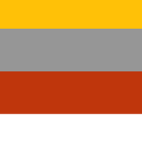 Red/Brown/White Stripes