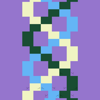 intarsia practice swatch oof