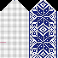Mitten, Adult M, 68x74, Star