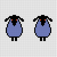 Sheep with Grass