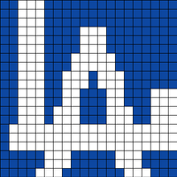 LA Dodgers Initial Logo
