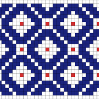 Copy of Blue checkered fingerless
