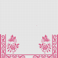 Copy of Copy of  Finished Swirl Border with butterfly Both sides