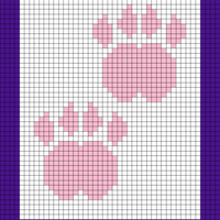 Cat Foot Prints 3