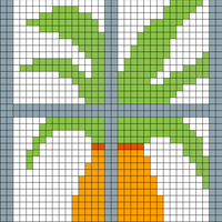 Window - big plant