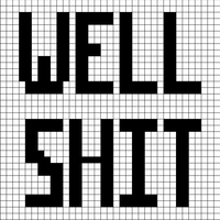 double sided "well sh!t" dish cloth