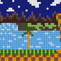 Green hill bead