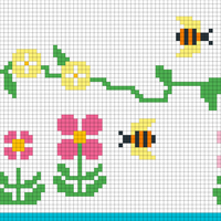 Flowers & Bee