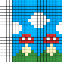 Mushroom border