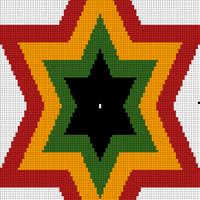 4 Color Star of David #2a