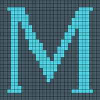 M on a square