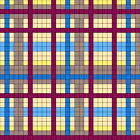 Aziraphale tartan
