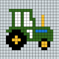 tracteur vert
