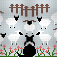 Mouton border. 2