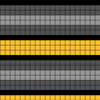 Hufflepuff stripe pattern swatch