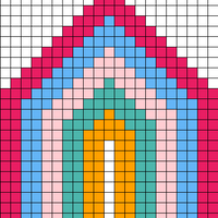 Rainbow Pillow