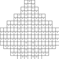 Knit Leaf Chart 1