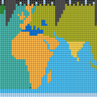map of the world hat