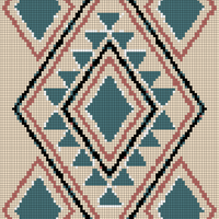Turquoise Delight Cross Stitch Pattern by Susan Saltzgiver - Crosstitch_com.jpg