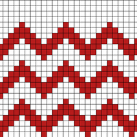 zig-zag strips