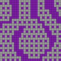 Interstitial Socks 64 Stitch Vertical Repeat