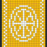 Yellow potholder