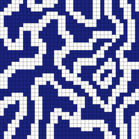 Blue and White