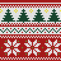 Christmas Fair Isle for Hat