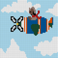 Dog in Flight Tapestry