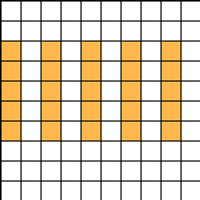 1 X 5 Border