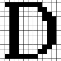 Letter D