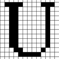 Letter U