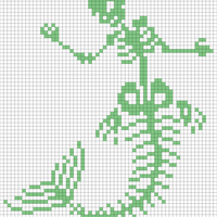 Mermaid skeleton