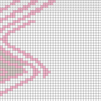 Wave pattern for a crochet ribbed beanie