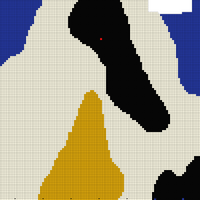Colourful splodge jumjper