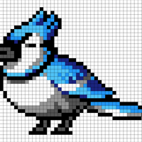 fat blue jay
