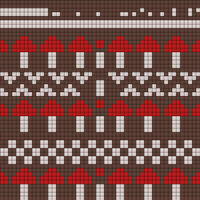 Mushroom Scarf