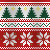 Christmas Fair Isle for Hat