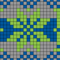 Harriet's Hat Chart C Seahawk