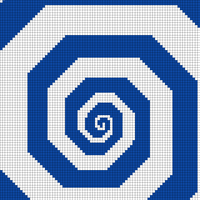 Swirl Front of Skirt