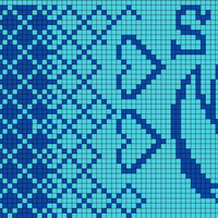 2nd Practice Colorwork Runner