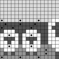 Sheep hat b/w 76 stitches w/o clouds