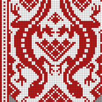 Mitten Reverse pattern